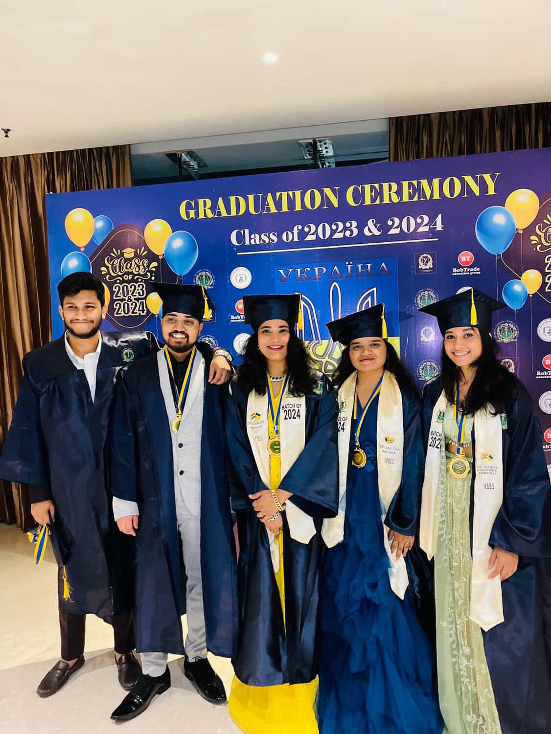 Students studying abroad